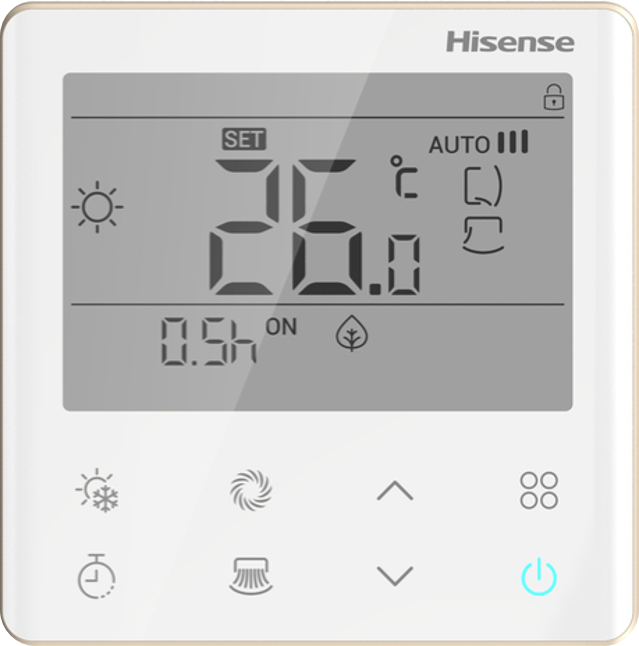 Индивидуальный проводной пульт с сенсорным управлением Hisense HYXE-VC01 HYXE-VC01 - фото 32101