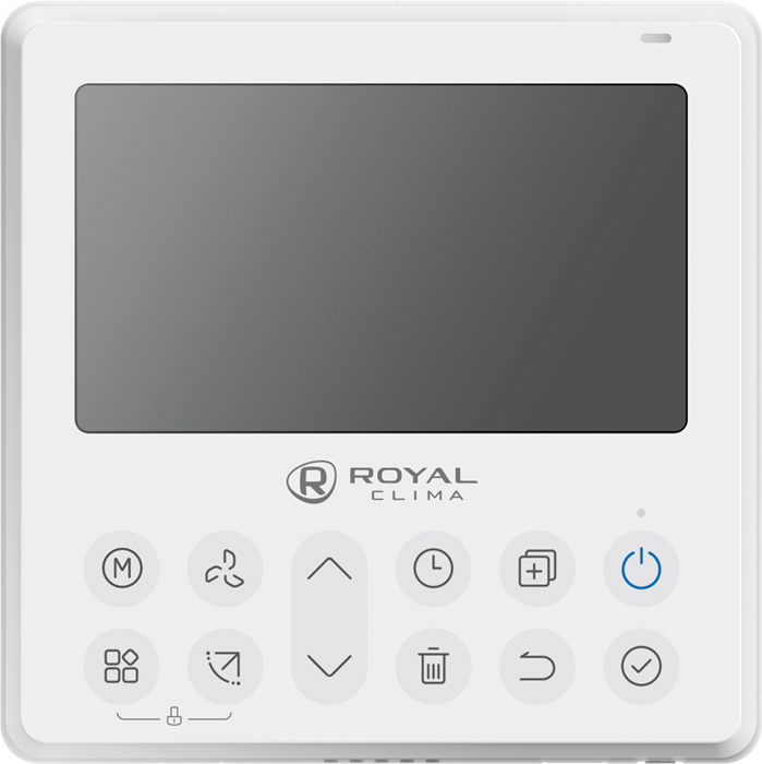 Проводной пульт управления ROYAl CLIMA RCW-120 для мульти-сплит-систем и полупромышленного оборудования RCW-120 - фото 32157