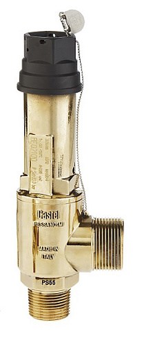 Клапан предохранительный CASTEL  Safety Valve 1/2" NPT x 3/4" G Bar 28,0, 3030/44C280 3030/44C280 - фото 60292