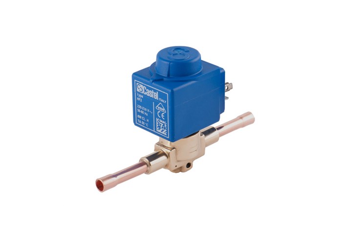 Соленоидный клапан с катушкой CASTEL Solenoid Valve 1/4" ODS, Kv=0,15 м3/час, 1028/2A6 1028/2A6 - фото 60307