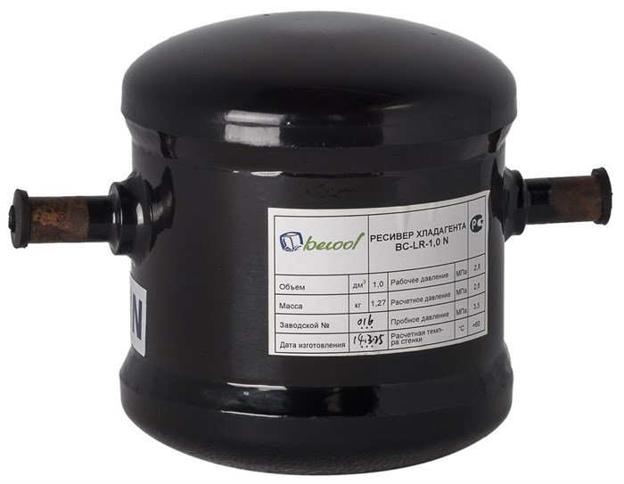Ресивер вертикальный BECOOL BC-LR-1,0N (074550) BC-LR-1,0N
