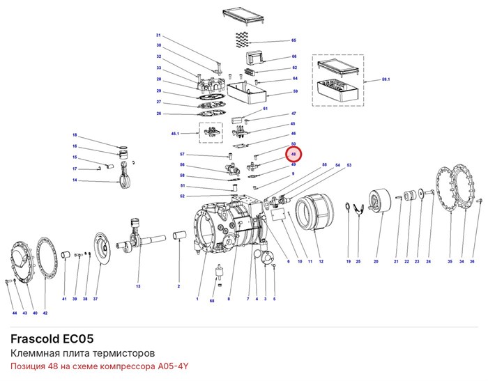 EC05 Клеммная плита термисторов FRASCOLD EC05