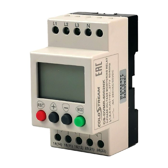 Реле контроля напряжения COLDSTREAM CS-DVMR-6002NK CS-DVMR-6002NK