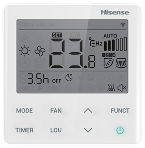 Индивидуальный проводной пульт Hisense YXE-E01U(E) YXE-E01U(E) Индивидуальный проводной пульт Hisense YXE-E01U(E) YXE-E01U(E)