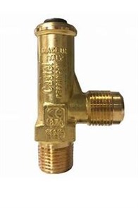 Клапан предохранительный CASTEL  Safety Valve 1/2"NPT x 5/8"SAE Bar 43,0, 3060/45C430 3060/45C430