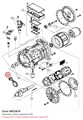 1MCDB74 Комплект шатун-поршень D.50 DORIN 1MCDB74