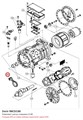 1MCDC86 Комплект шатун-поршень D.46 DORIN 1MCDC86