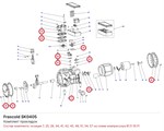 SK0405 Комплект прокладок серии B FRASCOLD SK0405
