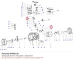 SK100330 Запорный вентиль 7/8 дюйма в комплекте серий C/D/Q FRASCOLD SK100330