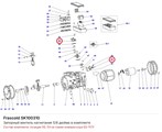 SK100310 Запорный вентиль нагнетания 5/8 дюйма в комплекте серии D FRASCOLD SK100310