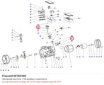 SK100340 Запорный вентиль 1 1/8 дюйма в комплекте серий D/Q FRASCOLD SK100340