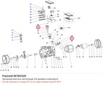 SK100320 Запорный вентиль нагнетания 3/4 дюйма в комплекте серий D/Q FRASCOLD SK100320