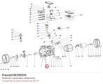 SK205020 Комплект резиновых виброопор серии D FRASCOLD SK205020