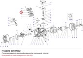 S3631032 Прокладка между верхней крышкой и клапанной плитой серии S FRASCOLD S3631032