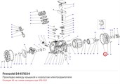 S4451034 Прокладка между крышкой и корпусом электродвигателя серии S FRASCOLD S4451034