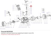 SK261200 Комплект электроустановочных изделий для прямого пуска DOL серии S FRASCOLD SK261200
