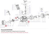 SK140300 Комплект вкладышей (подшипников скольжения) серии S FRASCOLD SK140300