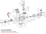 S4495001 Компрессионное кольцо поршня серий S/V FRASCOLD S4495001