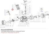 S4451031A Прокладка между картером и клапанной плитой серии S FRASCOLD S4451031A