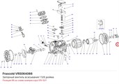 VRS064066 Запорный вентиль всасывания 1 5/8 дюйма серии S FRASCOLD VRS064066