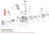 SK132300 Комплект шатун-поршень серии S FRASCOLD SK132300
