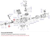 SK140400 Комплект вкладышей (подшипников скольжения) серий V/Z FRASCOLD SK140400