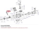 SK132600 Комплект шатун-поршень серий V/Z FRASCOLD SK132600