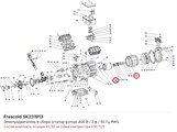 SK231913 Электродвигатель в сборе (статор-ротор) 400 В / 3 ф / 50 Гц PWS серий V/Z FRASCOLD SK231913