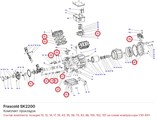 SK2200 Комплект прокладок серии V FRASCOLD SK2200