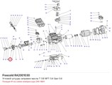 RA2001030 Угловой штуцер заправки масла T 1/8 NPT-1/4 Sae-1/4 серии Z FRASCOLD RA2001030