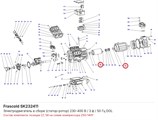 SK232411 Электродвигатель в сборе (статор-ротор) 230-400 В / 3 ф / 50 Гц DOL серии Z FRASCOLD SK232411