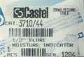 Смотровое стекло с индикатором влажности CASTEL 1/2" Flare M/M, 3710/44 3710/44