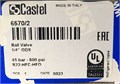 Шаровой вентиль CASTEL  Ball Valve 1/4" ODS, 6570/2 6570/2