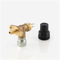 8321/22 Вентиль для подсоединения манометра  CASTEL Gauge Valve 1/4" SAE Flare x 1/4" SAE Flare-F 8321/22 - фото 14145