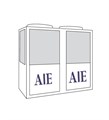 Чиллер AIE 30 (Qx=30 кВт; Твод=7/12С; Qт=33 кВт; R410a) AIE rtu 30 - фото 33466