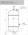 Ресивер вертикальный FRIGOPOINT FP-LR-10,0 FP-LR-10,0