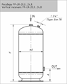 Ресивер вертикальный FRIGOPOINT FP-LR-20,0 FP-LR-20,0