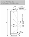 Ресивер вертикальный FRIGOPOINT FP-LR-250,0 FP-LR-250,0