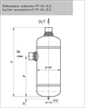 Отделитель жидкости FRIGOPOINT FP-AS-12-258 FP-AS-12-258