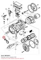 1MCDB73 Комплект шатун-поршень D.46 DORIN 1MCDB73