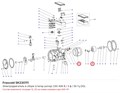 SK230111 Электродвигатель в сборе (статор-ротор) 230-400 В / 3 ф / 50 Гц DOL серии A FRASCOLD SK230111