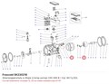 SK230216 Электродвигатель в сборе (статор-ротор) 230-400 В / 3 ф / 60 Гц DOL серии A FRASCOLD SK230216
