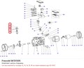 SK131305 Комплект шатун-поршень серии D FRASCOLD SK131305
