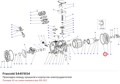 S4451034 Прокладка между крышкой и корпусом электродвигателя серии S FRASCOLD S4451034