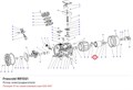 RR15S1 Ротор электродвигателя серии S FRASCOLD RR15S1