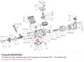 RA1001000 Угловой штуцер заправки масла 90 градусов 1/4 дюйма NPT - 1/4 дюйма SAE серий V/Z FRASCOLD RA1001000