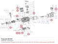 SK3101 Комплект прокладок серии W FRASCOLD SK3101